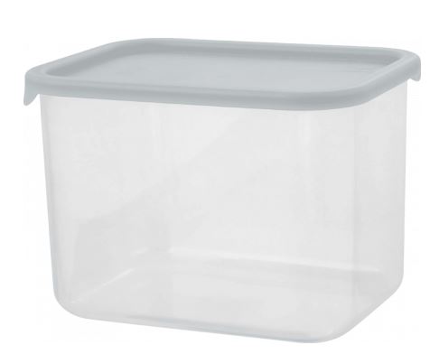 Банка для сыпучих продуктов Sugar&Spice Vanilla прямоуг,1л  с гибкой крышкой трюфель